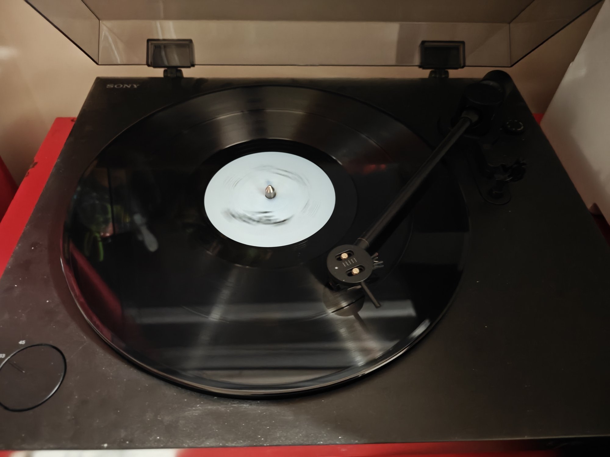 A record playing 