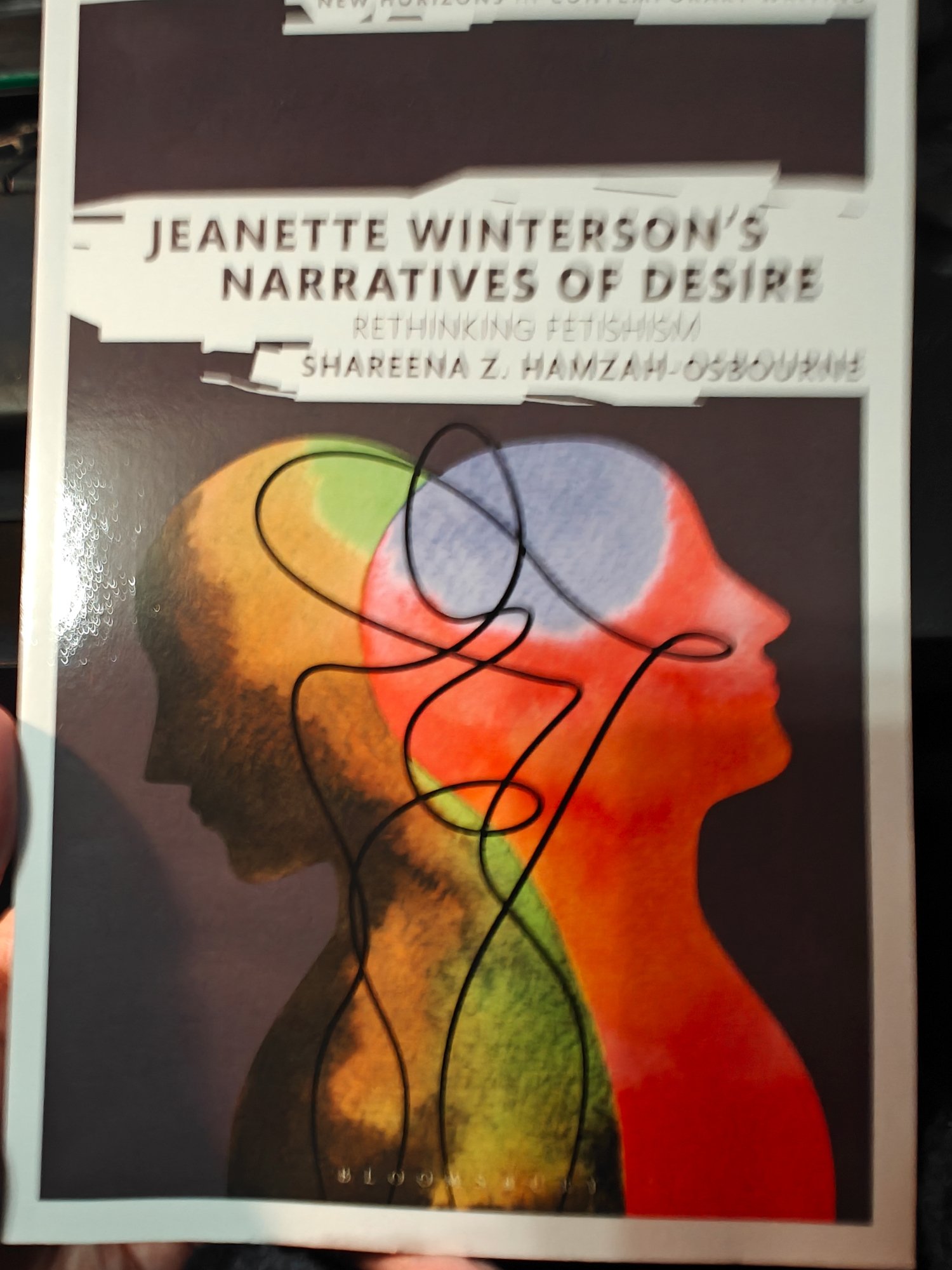 The cover to Jeanette Winterson's Narratives of Desire: Rethinking Fetishism