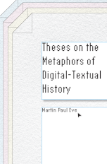 Theses on the Metaphors of Digital-Textual History