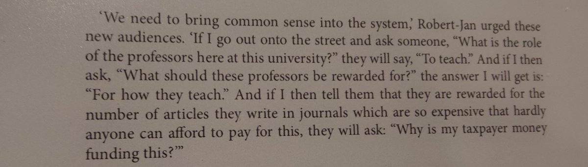 a screenshot from the book that says that the public do not understand university research