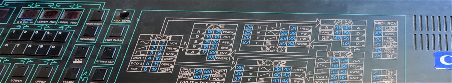 How to fix a broken Crumar Bit99 synthesizer