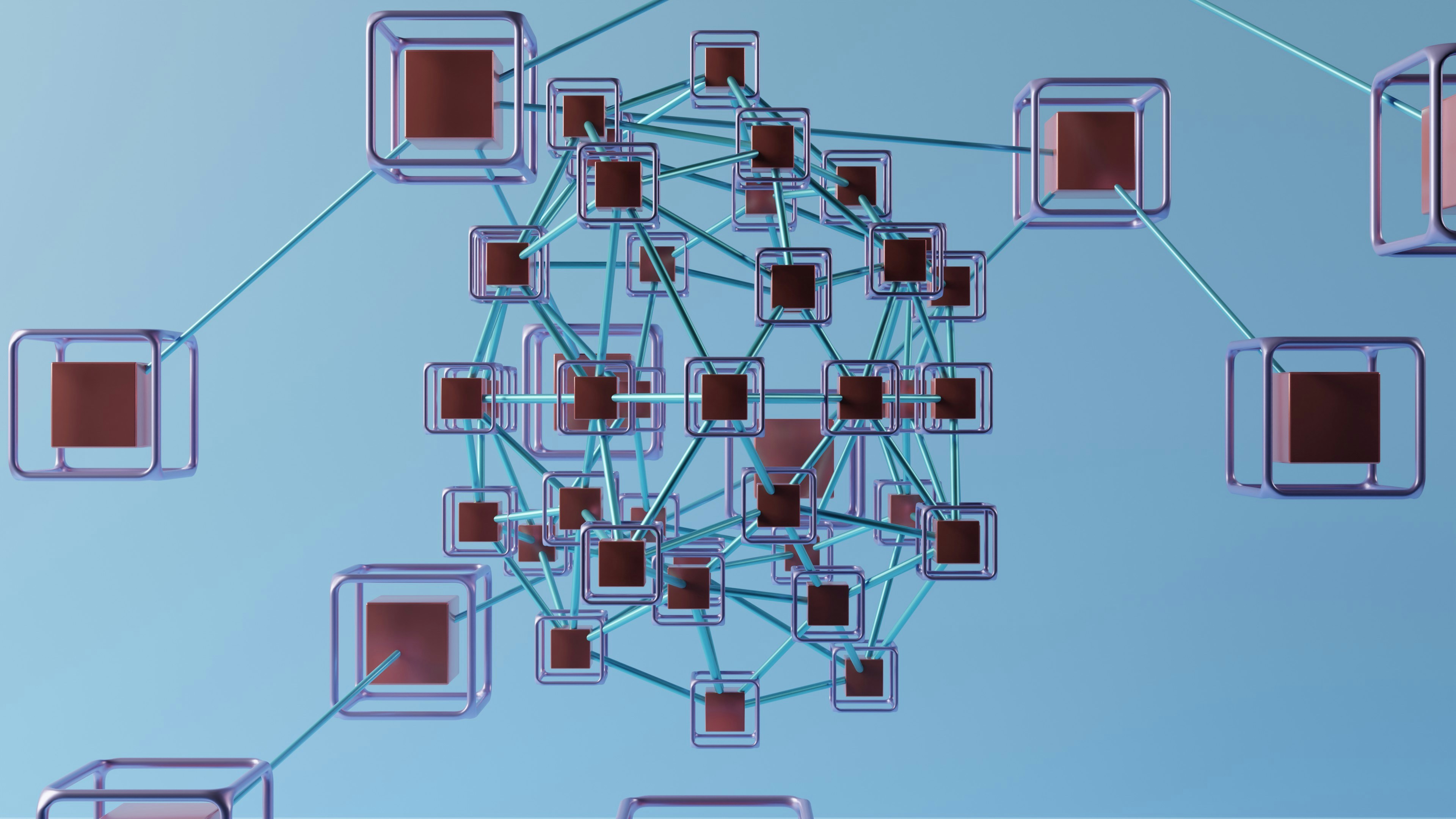 An abstract image of a network